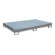 Bauer Südlohn Regalwanne mit PE-Einsatz RW-GR 2200-1 PE, lackiert, Mausgrau
