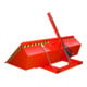 Bauer Südlohn Schaufel DGS 1200, lackiert, Feuerrot