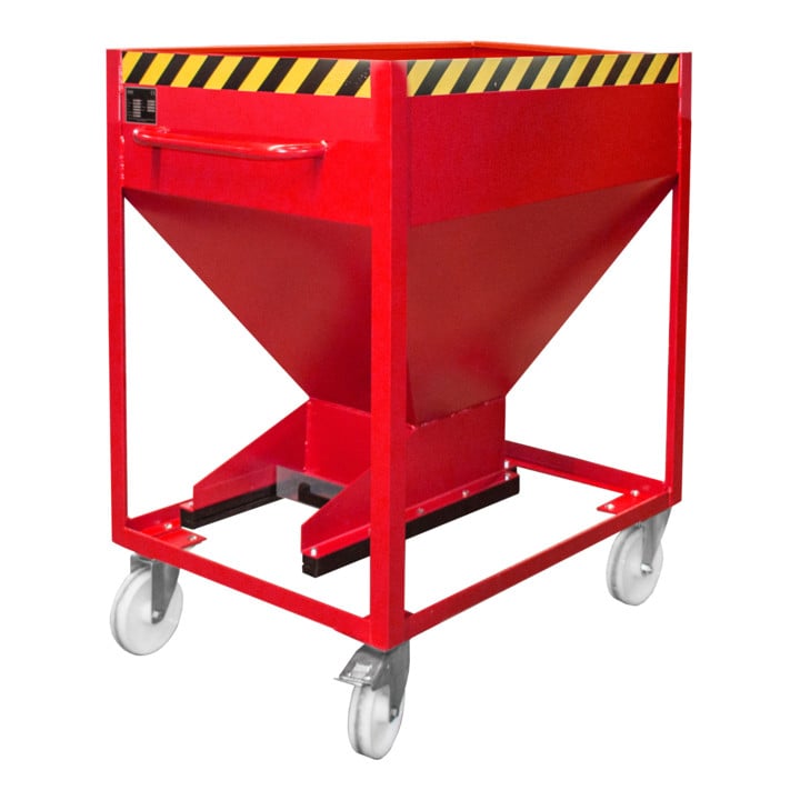 Bauer Südlohn Silobehälter SR-D 375, lackiert, Feuerrot