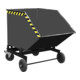 Bauer Südlohn Späne-Kastenwagen SKW 600, lackiert, Schwarzgrau-1