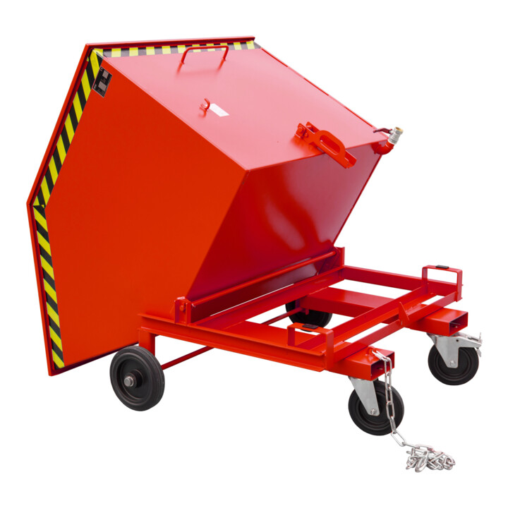 Bauer Südlohn Späne-Kastenwagen SKW-ET 1000, lackiert, Feuerrot