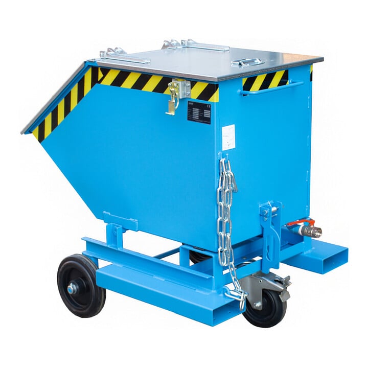 Bauer Südlohn Späne-Kastenwagen SKW-ET 250, lackiert, Lichtblau