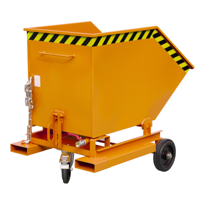Bauer Südlohn Späne-Kastenwagen SKW-ET 400, lackiert, Gelborange