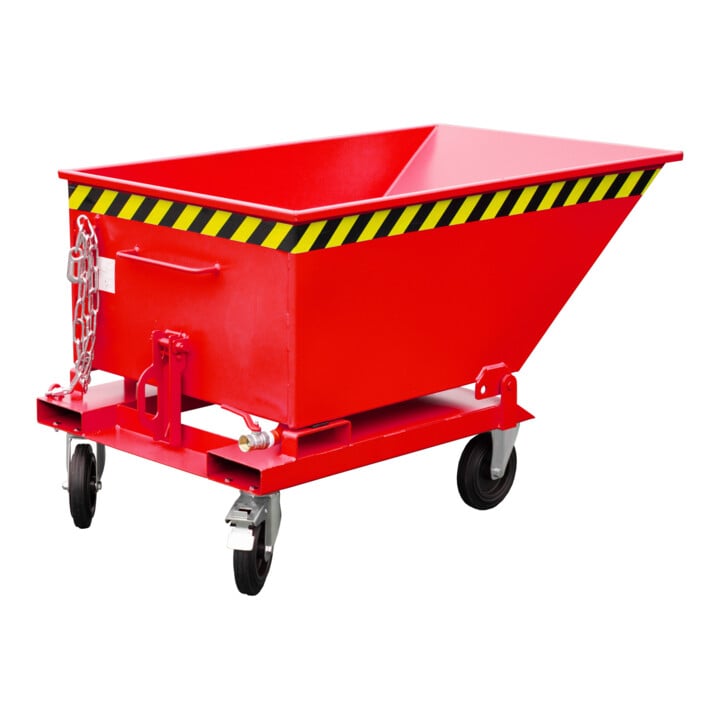 Bauer Südlohn Späne-Kippmulde SKN 400, lackiert, Feuerrot