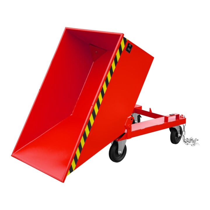 Bauer Südlohn Späne-Kippmulde SKN 400, lackiert, Feuerrot
