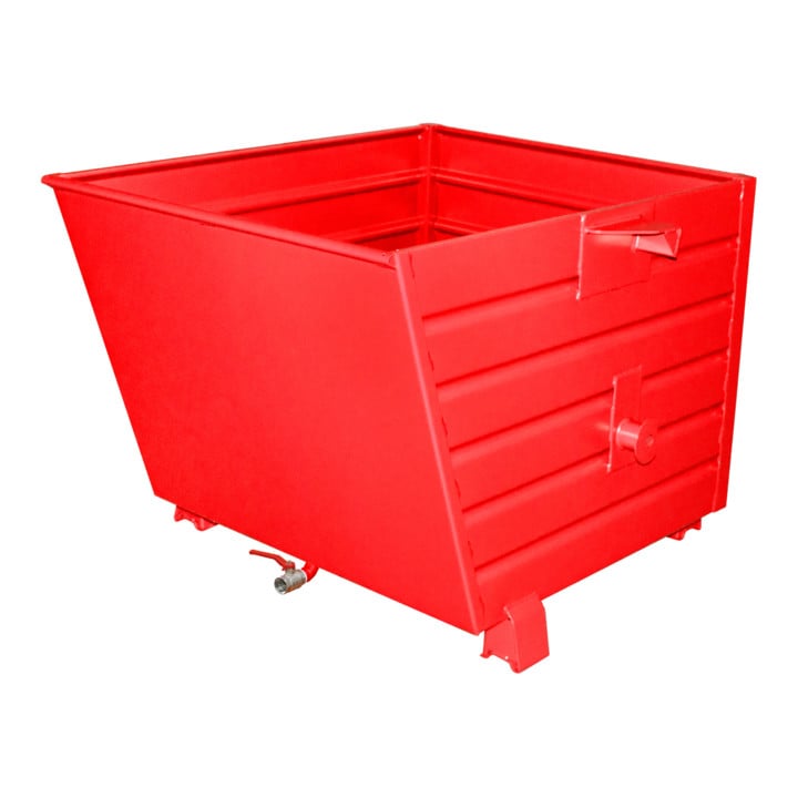 Bauer Südlohn Späne-Stapelkipper BSL 90, lackiert, Feuerrot