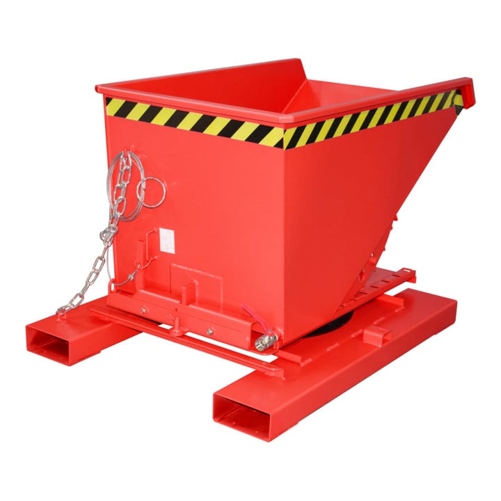 Bauer Südlohn Spänebehälter S3S 300, lackiert, Feuerrot
