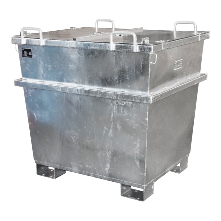 Bauer Südlohn Universalcontainer UC 1000, feuerverzinkt