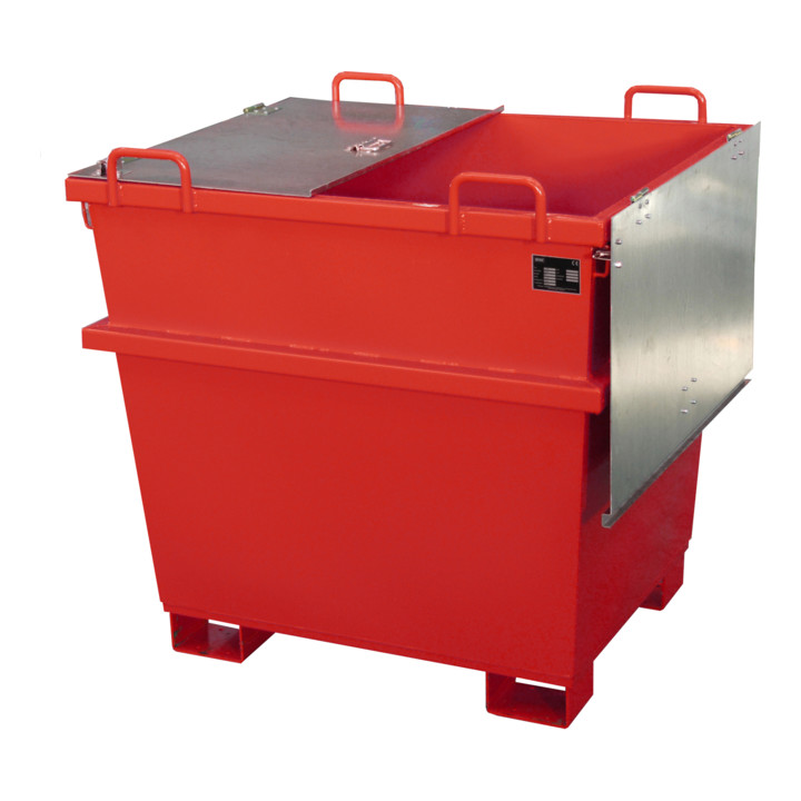 Bauer Südlohn Universalcontainer UC 1000, lackiert, Feuerrot