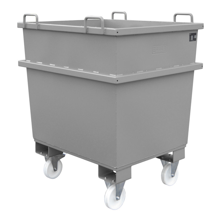 Bauer Südlohn Universalcontainer UC 1000, lackiert, Mausgrau