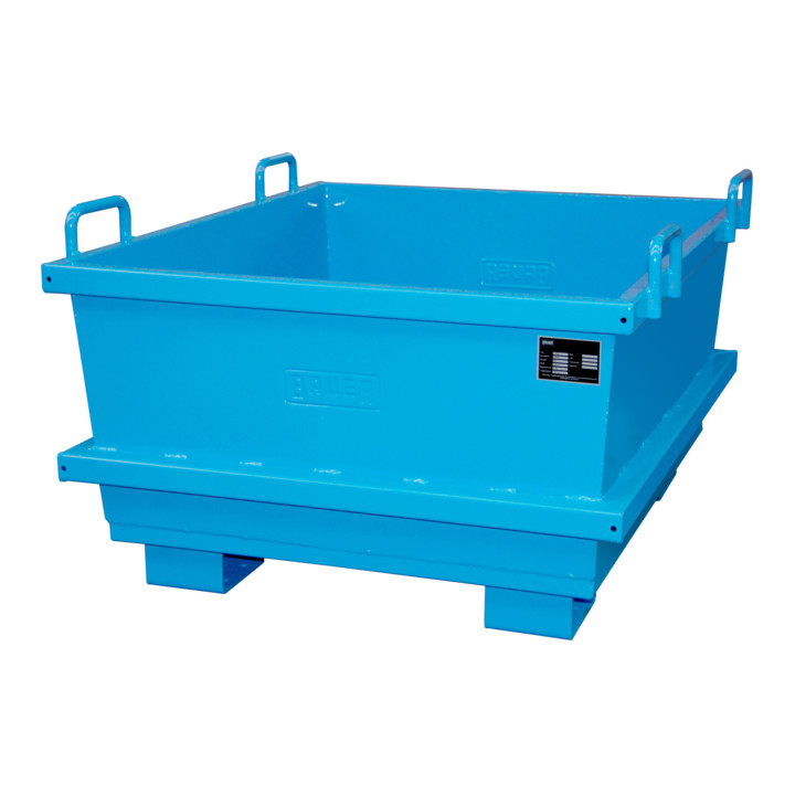 Bauer Südlohn Universalcontainer UC 500, lackiert, Lichtblau