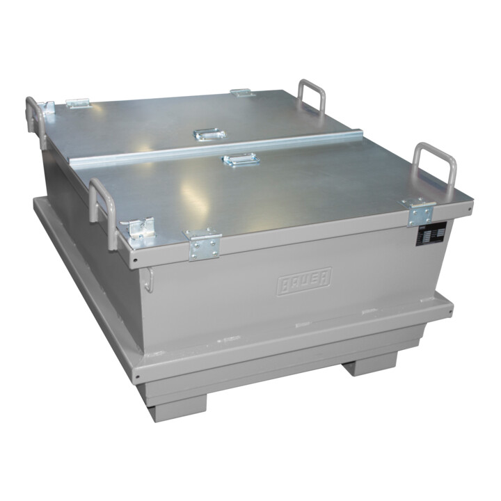 Bauer Südlohn Universalcontainer UC 500, lackiert, Mausgrau