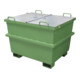 Bauer Südlohn Universalcontainer UC 750, lackiert, Resedagrün