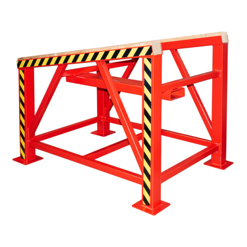 Bauer Südlohn Verladestütze VS, lackiert, Feuerrot