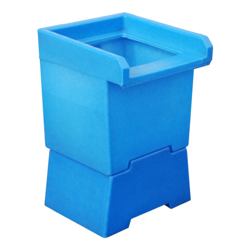 Bauer Südlohn Vorsatzbehälter VB 1, aus robustem Polyethylen, Ausführung in blau