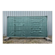 Bauzaunnetz, grün 1,80m x 3,45m-4