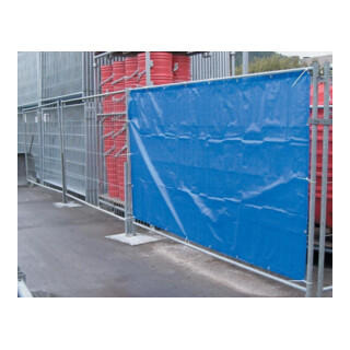 Bauzaunplane, blau 1,76m x 3,41m