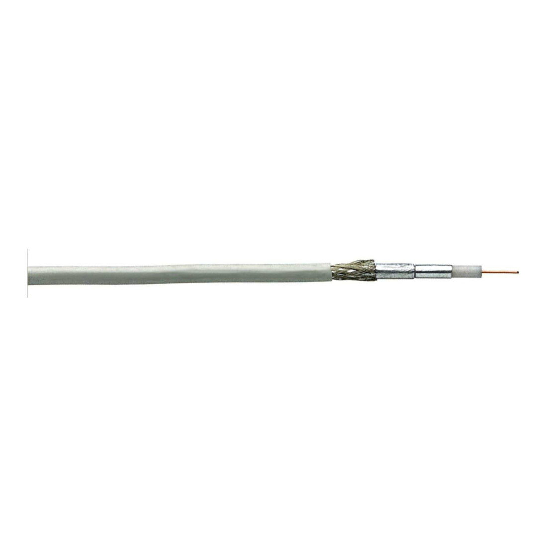 bda connectivity Câble coaxial A++ 7 mm PVC blanc TELASS3000 SP100