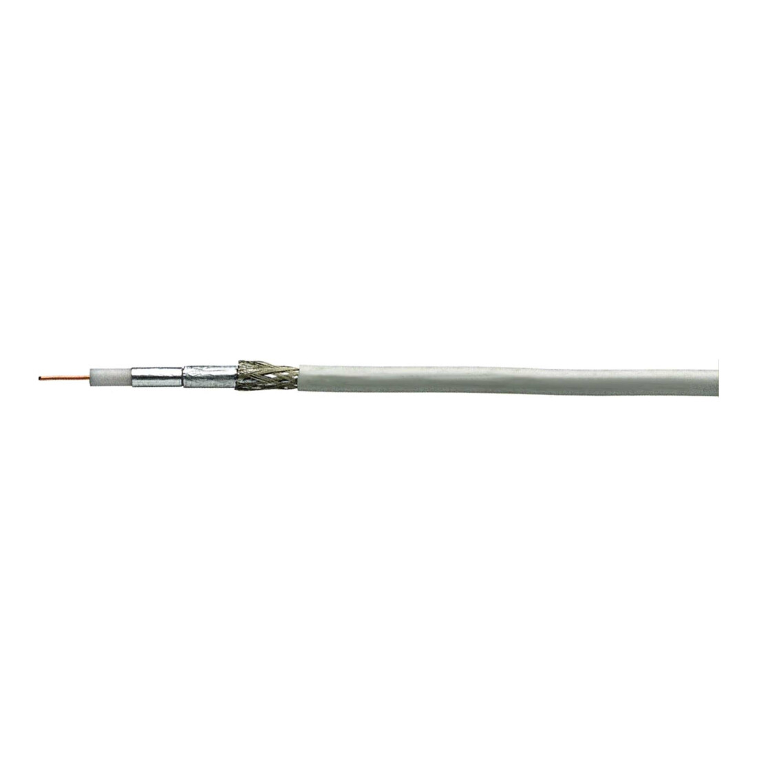 bda connectivity Câble coaxial A++ 7mm PVC blanc TELASS3000 KT250