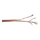 bda connectivity Câble haut-parleur trans/rouge LSP 2x4,00(hfl) S100