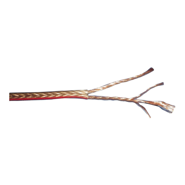 bda connectivity Câble haut-parleur trans/rouge LSP 2x4,00(hfl) S100