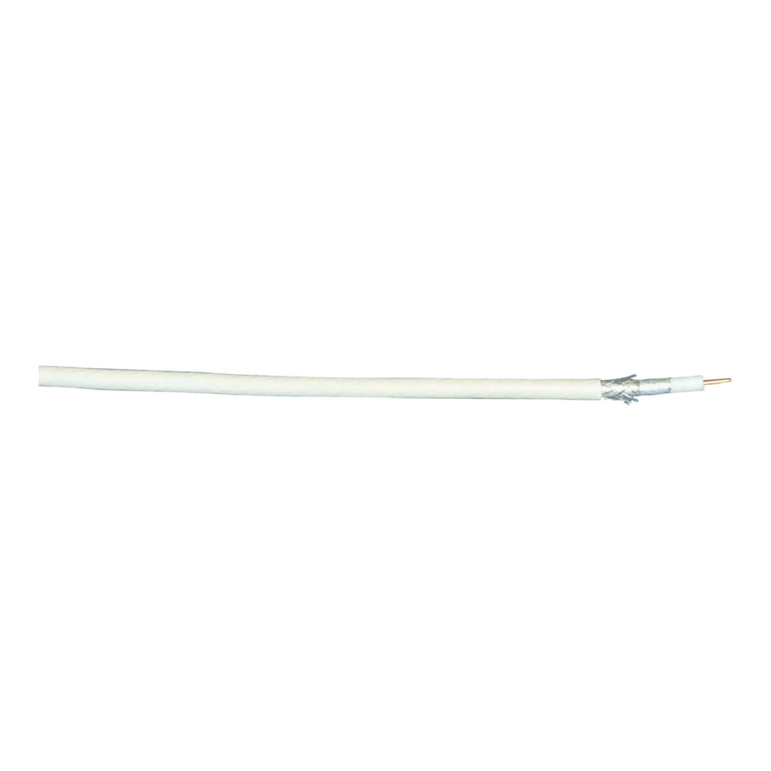 bda connectivity Koaxialkabel 75 Ohm 7mm ws TELASS100 PVC KT250