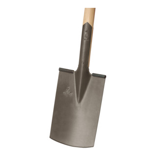 Bêche de chantier forme jardinier forme taille 2 285 x 185 / 180 mm avec repose-