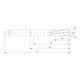 Beck Alésoir machine DIN208 TiN Forme B 16,0 mm