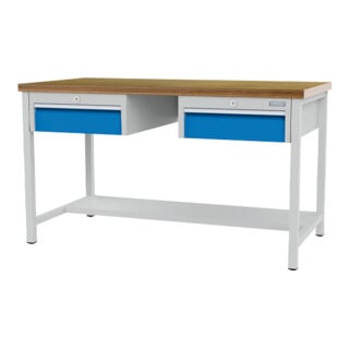 Bedrunka+Hirth Arbeits- und Werktisch R 18-24 Tiefe 750 Schubladen 2