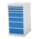 Bedrunka+Hirth Armoire à tiroirs profondeur 736 mm R 18-24 7 tiroirs
