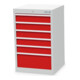 Bedrunka+Hirth Armoire à tiroirs R 18-16 Profondeur 500 mm 6 tiroirs