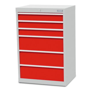Bedrunka+Hirth Armoire à tiroirs Série T500-6 avec 6 tiroirs