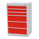Bedrunka+Hirth Armoire à tiroirs Série T500-6 avec 6 tiroirs