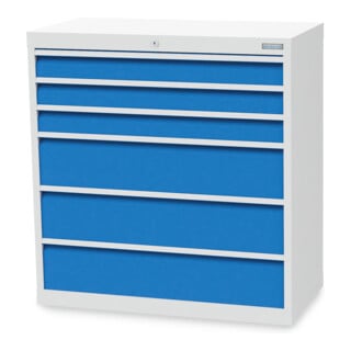 Bedrunka+Hirth Armoire à tiroirs Série T500-9 avec 6 tiroirs 3x100 3x200 mm