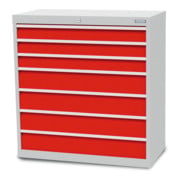 Bedrunka+Hirth Armoire à tiroirs Série T500-9 avec 7 tiroirs 3x100 4x150 mm