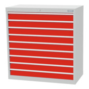 Bedrunka+Hirth Armoire à tiroirs Série T500-9 avec 9 tiroirs 9x100 mm