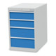Bedrunka+Hirth Armoire à tiroirs T736 R 18-24 avec 4 tiroirs 2x150 2x200 mm