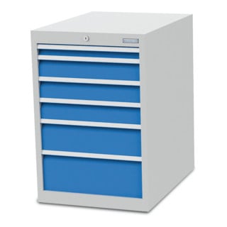 Bedrunka+Hirth Armoire à tiroirs T736 R 18-24 avec 6 tiroirs 1x50 3x100 1x150 1x200 mm