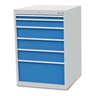 Bedrunka+Hirth Armoire à tiroirs T736 R 24-24 avec 6 tiroirs 1x50 1x100 3x150 1x300 mm