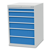 Bedrunka+Hirth Armoire à tiroirs T736 R 24-24 avec 6 tiroirs 1x75 1x125 2x150 2x200 mm