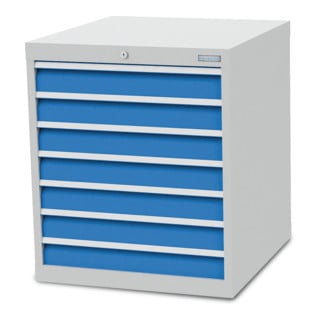Bedrunka+Hirth Armoire à tiroirs T736 R 24-24 avec 7 tiroirs 7x100 mm