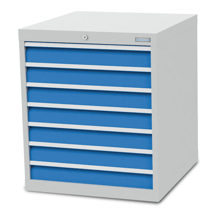 Bedrunka+Hirth Armoire à tiroirs T736 R 24-24 avec 7 tiroirs 7x100 mm