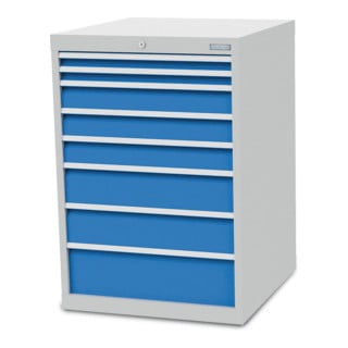 Bedrunka+Hirth Armoire à tiroirs T736 R 24-24 avec 8 tiroirs 2x50 3x100 2x150 1x200 mm