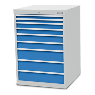 Bedrunka+Hirth Armoire à tiroirs T736 R 24-24 avec 9 tiroirs 2x50 2x75 2x100 3x150 mm