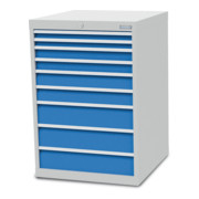 Bedrunka+Hirth Armoire à tiroirs T736 R 24-24 avec 9 tiroirs 2x50 2x75 2x100 3x150 mm