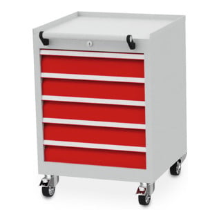 Bedrunka+Hirth Armoire mobile à tiroirs T 500 R 18-16 avec 5 tiroirs