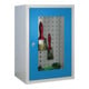 Bedrunka+Hirth Armoire murale avec 1 porte en tôle pleine et dos perforé-1