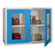 Bedrunka+Hirth Armoire murale avec 2 portes à fenêtre transparente et dos lisse-1