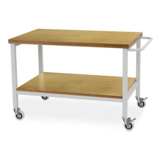 Bedrunka+Hirth Chariot de transport avec 2 plaques multiplex en hêtre L×P×H 1200x750x859 mm