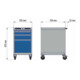 Bedrunka+Hirth CNC-Schubladenschrank T736 R 18-24 mobil mit 4 Schubladen-3